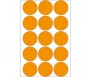 Kleebisetiketid väikepakis, Herma - ringid neoon-oranž, Ø 32mm, 480 tk